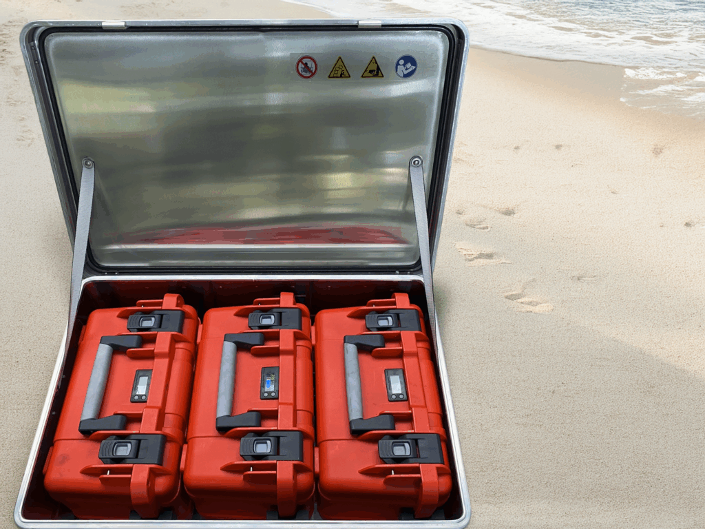 Asobo Swappable battery system